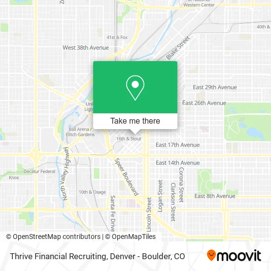 Mapa de Thrive Financial Recruiting