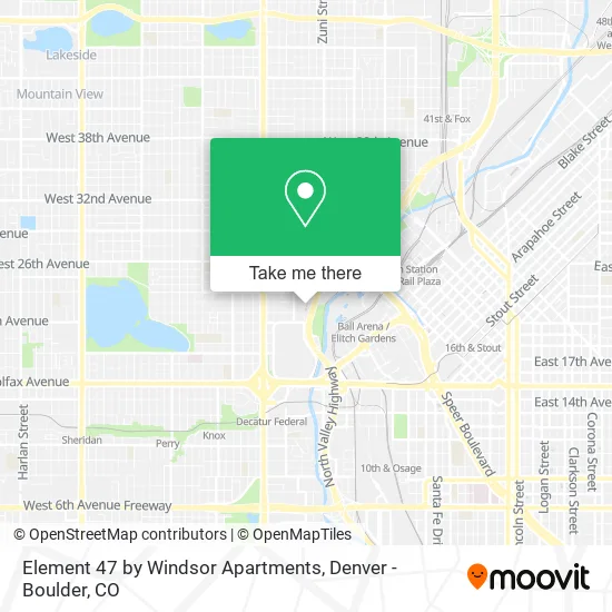 Element 47 by Windsor Apartments map