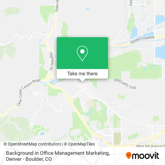 Background in Office Management Marketing map