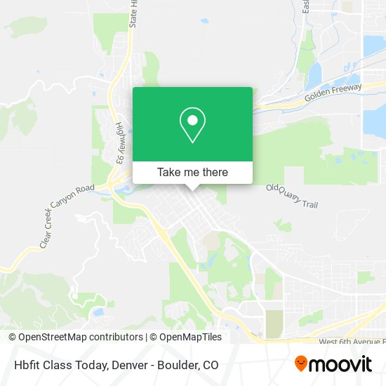 Hbfit Class Today map