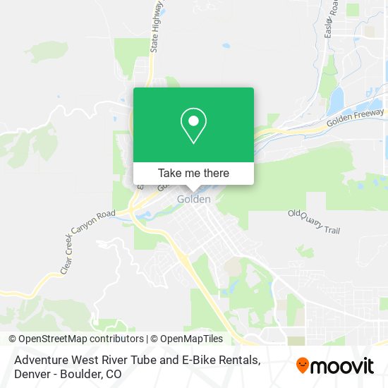 Adventure West River Tube and E-Bike Rentals map