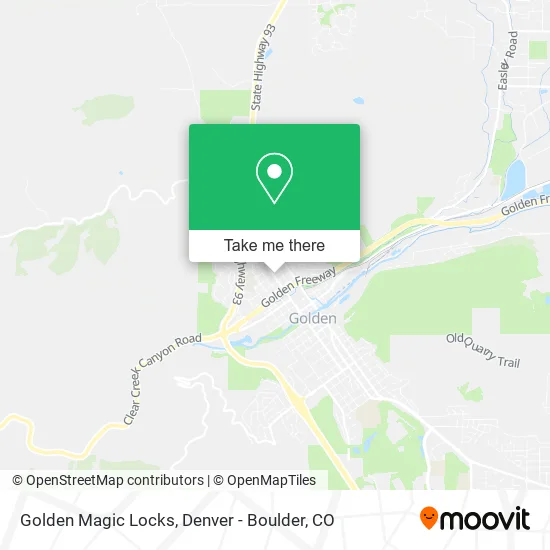 Golden Magic Locks map
