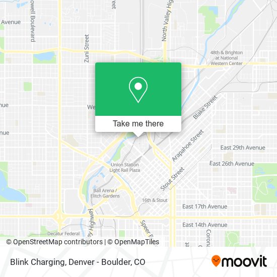 Mapa de Blink Charging