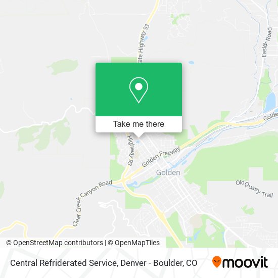 Mapa de Central Refriderated Service