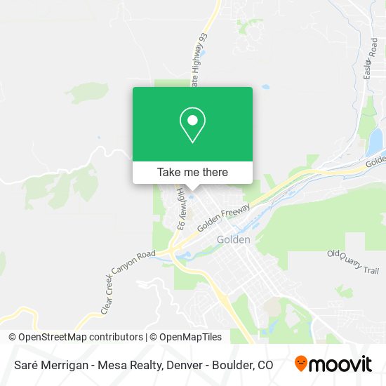 Saré Merrigan - Mesa Realty map