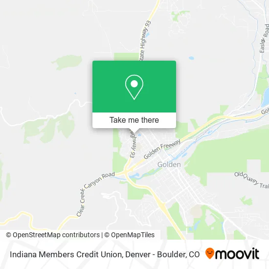 Indiana Members Credit Union map