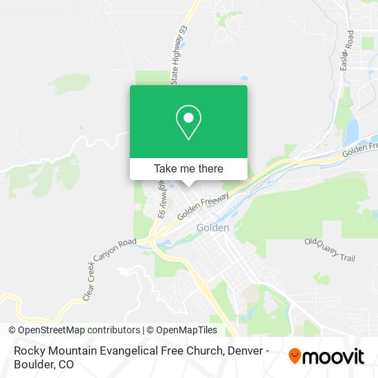 Rocky Mountain Evangelical Free Church map