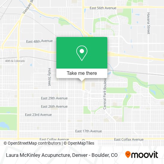 Laura McKinley Acupuncture map