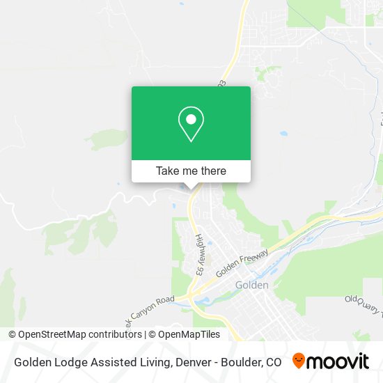 Golden Lodge Assisted Living map