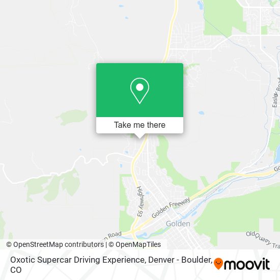 Oxotic Supercar Driving Experience map