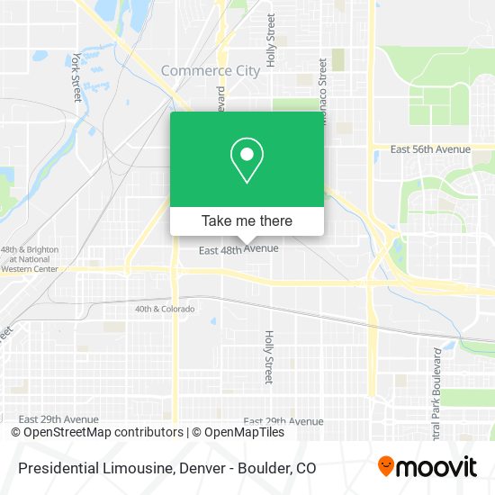 Presidential Limousine map