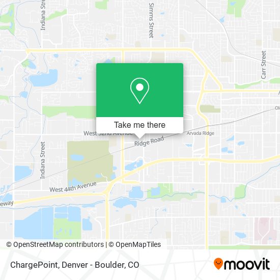 Mapa de ChargePoint