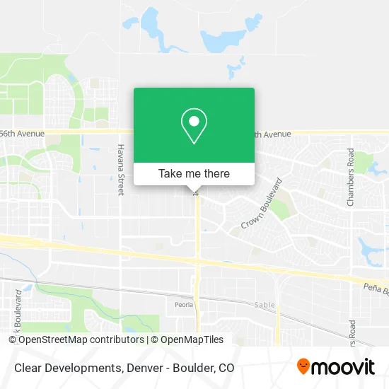 Clear Developments map