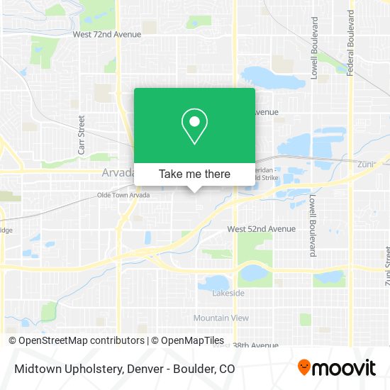 Midtown Upholstery map