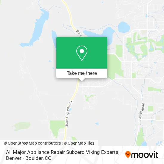 All Major Appliance Repair Subzero Viking Experts map