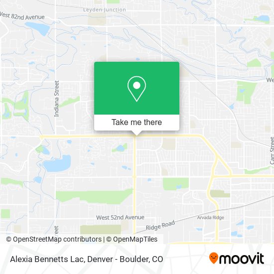 Alexia Bennetts Lac map