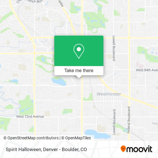 Mapa de Spirit Halloween
