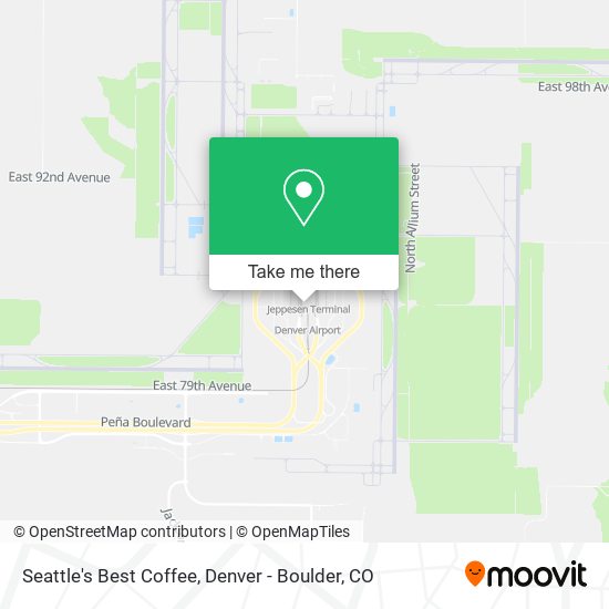 Seattle's Best Coffee map