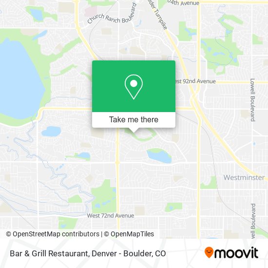 Bar & Grill Restaurant map