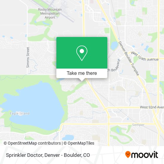Sprinkler Doctor map