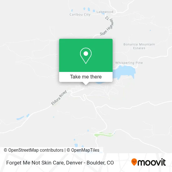Forget Me Not Skin Care map