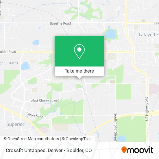 Mapa de Crossfit Untapped