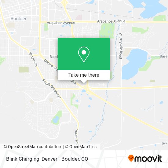 Blink Charging map