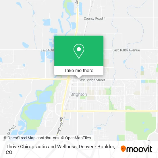 Thrive Chiropractic and Wellness map