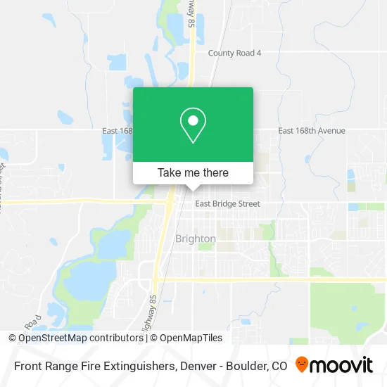 Front Range Fire Extinguishers map