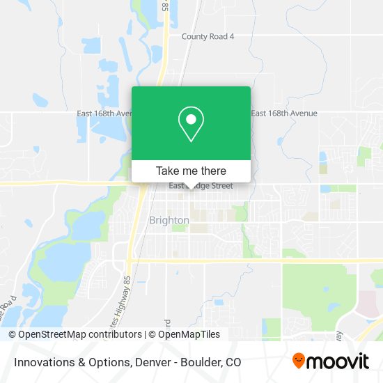 Innovations & Options map