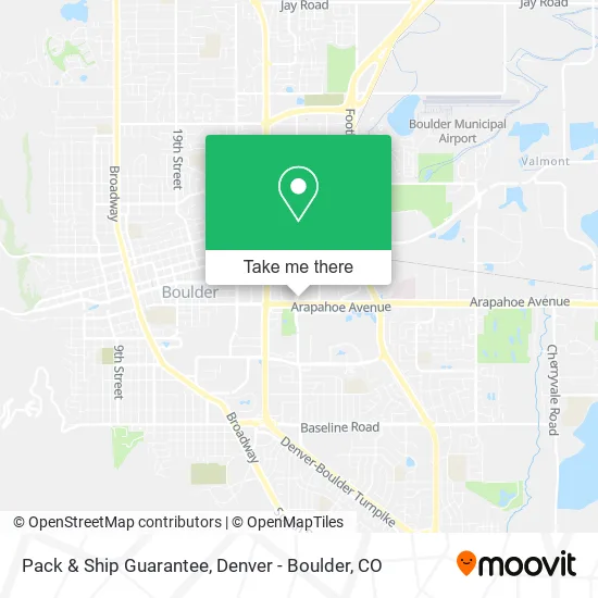 Pack & Ship Guarantee map