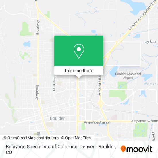 Balayage Specialists of Colorado map