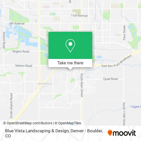 Mapa de Blue Vista Landscaping & Design