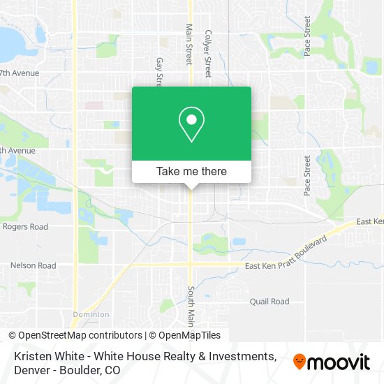 Mapa de Kristen White - White House Realty & Investments