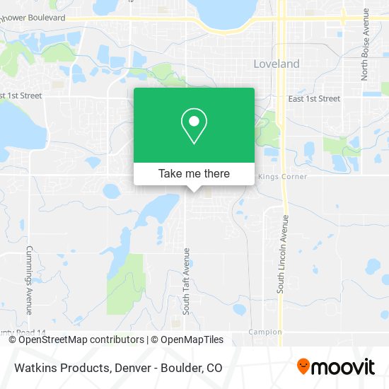 Mapa de Watkins Products