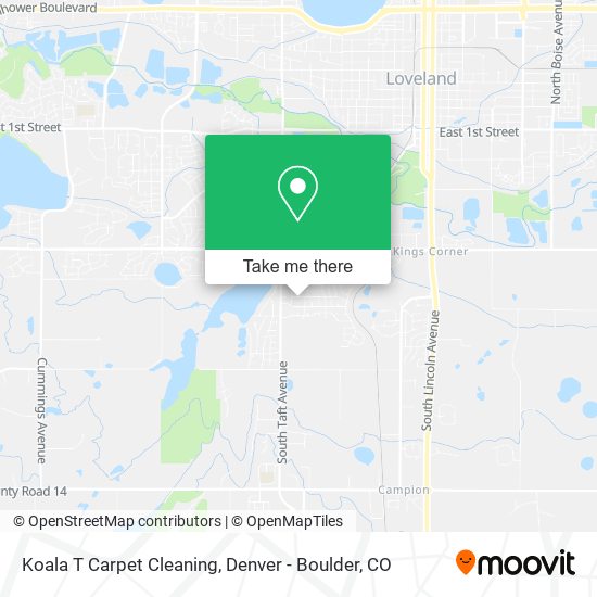 Mapa de Koala T Carpet Cleaning