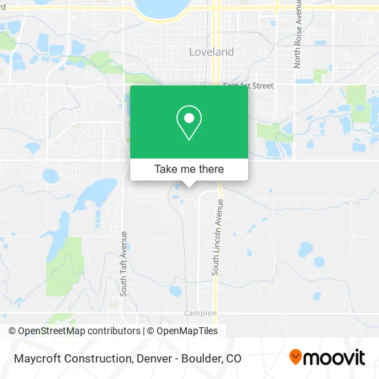 Maycroft Construction map