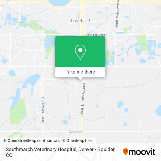 Southmarch Veterinary Hospital map