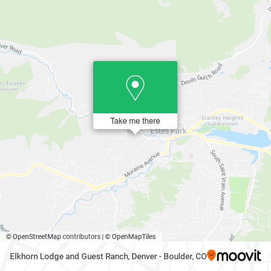 Mapa de Elkhorn Lodge and Guest Ranch