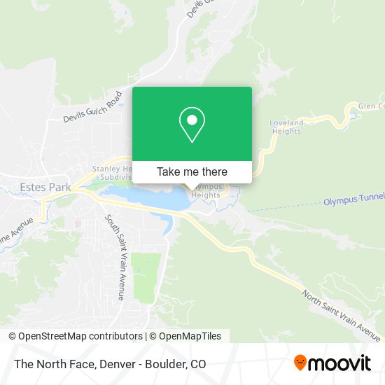 Mapa de The North Face