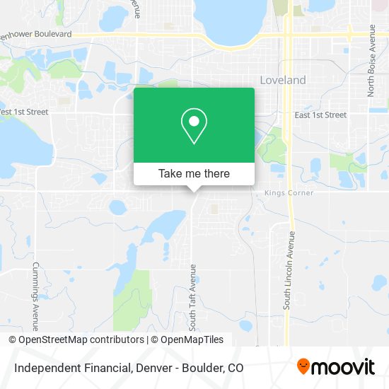 Independent Financial map