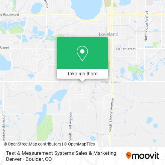 Test & Measurement Systems Sales & Marketing map