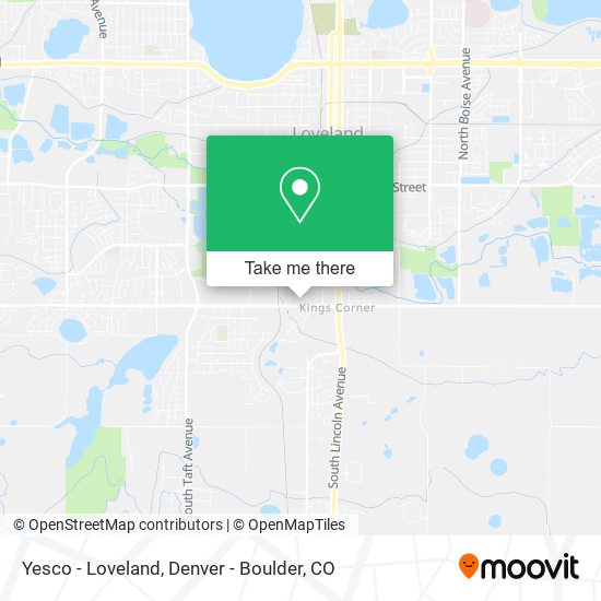 Mapa de Yesco - Loveland
