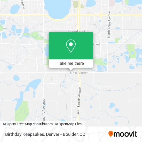 Birthday Keepsakes map