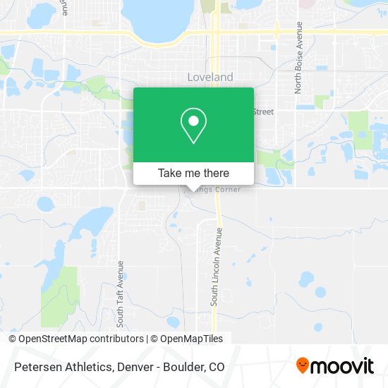 Petersen Athletics map