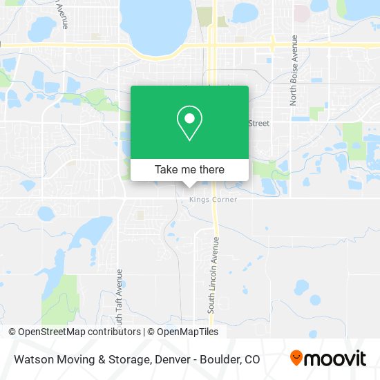 Mapa de Watson Moving & Storage