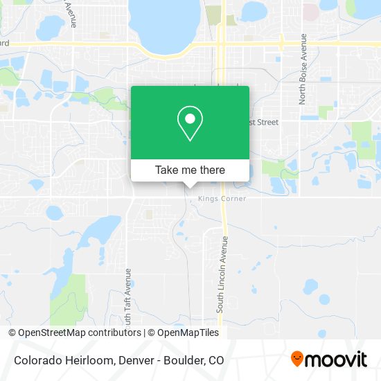 Colorado Heirloom map