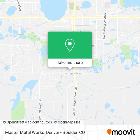 Master Metal Works map