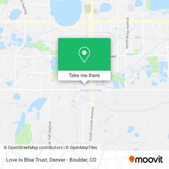 Love Is Blue Trust map