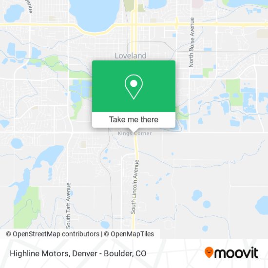 Highline Motors map